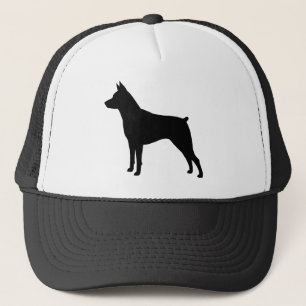 Miniatuur Pinscher Silhouette Trucker Pet