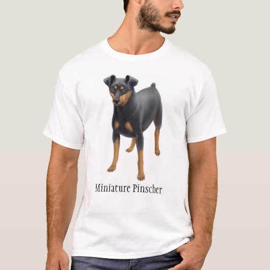 Miniatuur Pinscher T-Shirt (Voorkant)