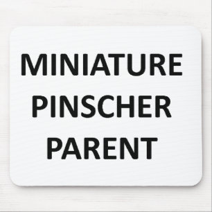 miniatuur pinscherouder geen pic muismat