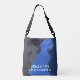 Miniatuur Schnauzer Dog DIY Aangepast Crossbody Tas