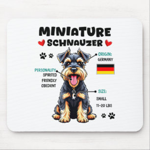 Miniatuur Schnauzer Eigenaar Grappige Miniatuur Sc Muismat