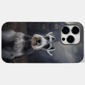 Miniatuur Schnauzer Halloween Scary Case-Mate iPhone Case (Achterkant (horizontaal))