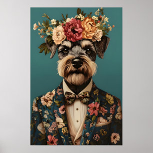 Miniatuur Schnauzer in Pak Poster, Miniatuur Poster