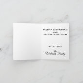 Miniatuur Schnauzer Kerstborstel schilderen Artwo Kaart (Binnen)