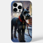 Miniatuur Schnauzer Kerstfeest Seizoen Case-Mate iPhone Case (Achterkant)
