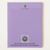 Miniatuur Schnauzer Lavendel Planner (Achterkant)