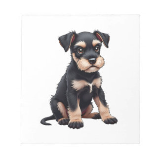 Miniatuur Schnauzer Puppy (3) Notitieblok