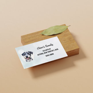 Miniatuur Schnauzer Return Label