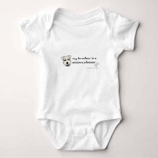 miniatuur schnauzer romper (Voorkant)