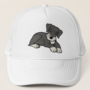 miniatuur schnuazuer-zout en peper-cartoon trucker pet