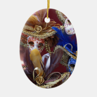 miniatuur Venetiaanse maskers Keramisch Ornament