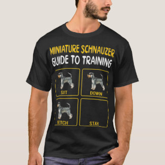 Miniatuurhandleiding voor training hond t-shirt