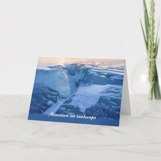 Miniatuurijlandschap CC0718-Wenskaart Kaart (Voorkant)