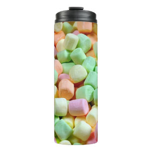 Miniatuurmarshmallows Thermosbeker