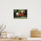 Miniatuurpaarden, stand poster (Keuken)