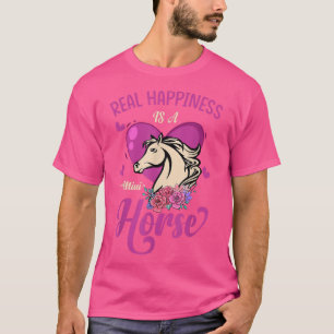 Miniatuurpaardenliefhebbers geluk bij een mini-paa t-shirt