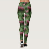 Miniatuurpine bevat Natuur patroon Leggings (Achterkant)