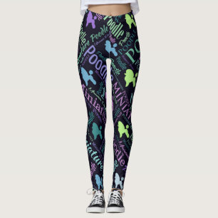 Miniatuurpoolkunst Leggings