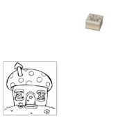 miniatuurstempel voor huiskunst rubberstempel (Gestempeld)