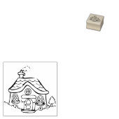 miniatuurstempel voor huiskunst 	rubberstempel (Gestempeld)