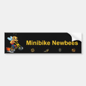 Minibike Newbee Bumpersticker (Voorkant)