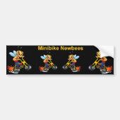 Minibike Newbee snijdt je eigen Bumpersticker (Voorkant)