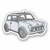 Minicar Sticker (Voorkant)