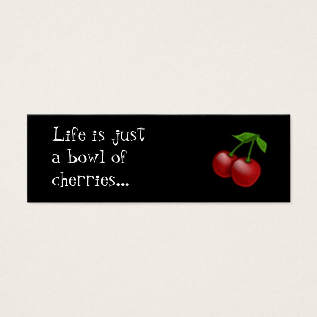 MiniCard Cheerbombe : Bowl of Cherries (Devant)
