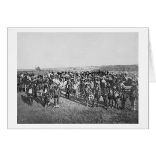 Miniconjou avec des soldats blancs