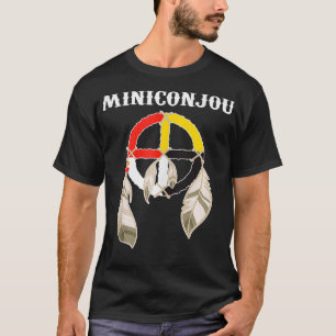 Miniconjou Lakota Sioux South Dakota Medicine Waar T-shirt