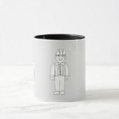 Minière de charbon Dessin sur des Mugs personnalis (Centre)