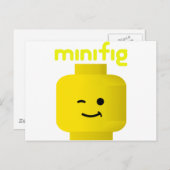 MINIFIG HOOFD BRIEFKAART (Voorkant / Achterkant)