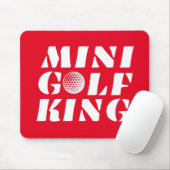 Minigolf King Minigolfer Champion Winner Muismat (Met muis)