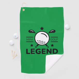 Minigolf Legende Golfhanddoek