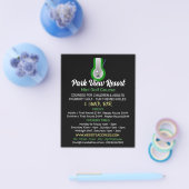 Minigolf Logo, Minigolfbaan Adverteren Flyer (Enkel)