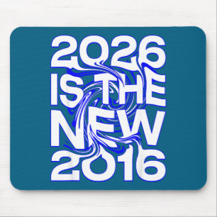 Minimaal 2026 Nieuw 2016 Retro Toekomst Muismat
