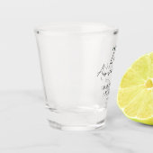 Minimaal 25 het Jubileum Keepsake Shot Glass Glas (Links)