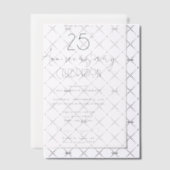 Minimaal 25ste Jubileum Vellum Uitnodigingen (Offset (Uitnodiging))