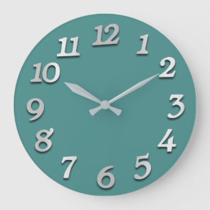 Minimaal aantal grijze grijze mint Blauwgroen aqua Grote Klok