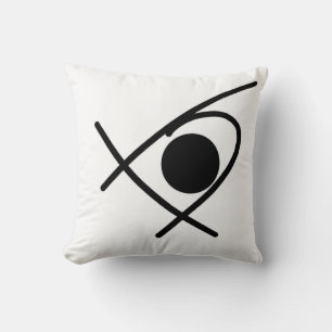 Minimaal Abstract kunstpatroonkanton Kussen