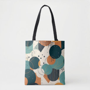 Minimaal Abstract Naadloos Patroon - Geometrisch ( Draagtas
