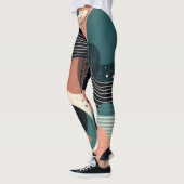 Minimaal Abstract Naadloos Patroon - Geometrisch ( Leggings (Links)