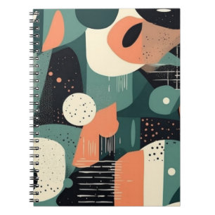 Minimaal Abstract Naadloos Patroon - Geometrisch ( Notitieboek