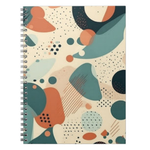 Minimaal Abstract Naadloos Patroon - Geometrisch ( Notitieboek