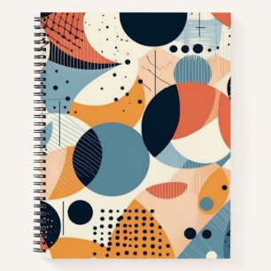 Minimaal Abstract Naadloos Patroon - Geometrisch ( Notitieboek