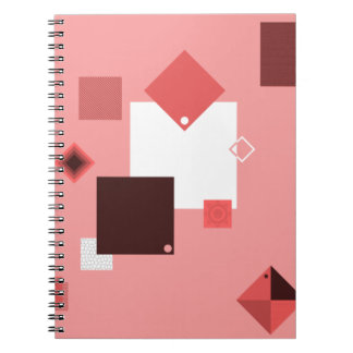 Minimaal Abstract roze ontwerp Notitieboek