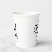 Minimaal Afstudeerder Party Retro Afstuderen Papieren Bekers (Rechts)