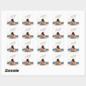 MINIMAAL AFSTUDEREN VIERKANTE STICKER (Vel)