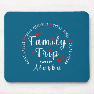 Minimaal Alaska 2026 Vakantie Familie Matching Muismat