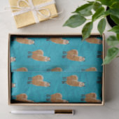 Minimaal alpaca Design Tissue Paper Tissuepapier (Geschenk)